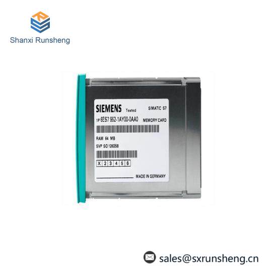 Siemens 6ES7952-1AS00-0AA0 RAM Memory Card