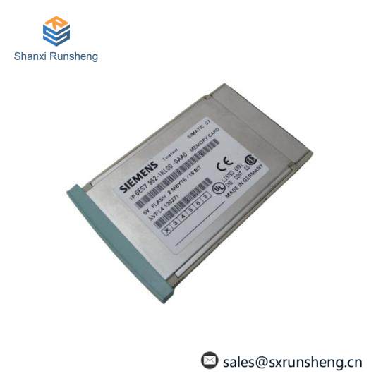 Siemens 6ES7 952-1KL00-0AA0  Flash Memory Card - 2MB