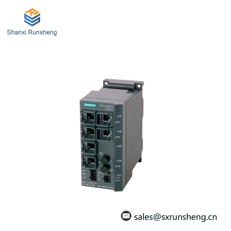 Siemens 6GK5206-1BB10-2AA3 managed ie switch, 6 x 10/100mbit/s rj45 ports