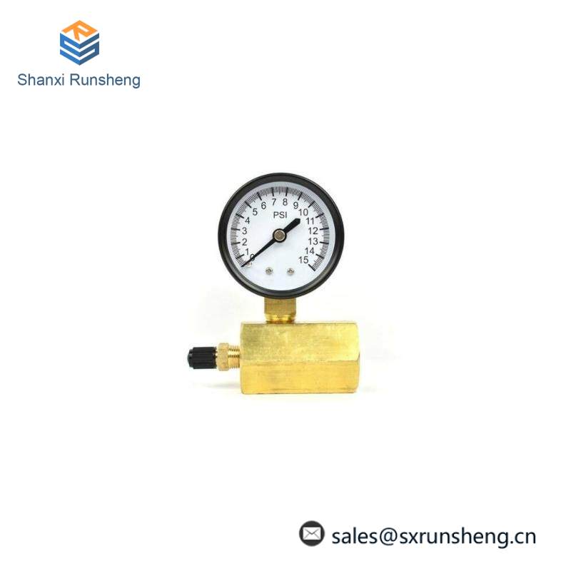 Thrifco Plumbing 8705TPE010S1W0N5 0879406008805005 275PSIG Gas Pressure Test Gauge