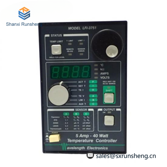 WAVELENGTH ELECTRONICS LFI-3751 TEMPERATURE CONTROLLER