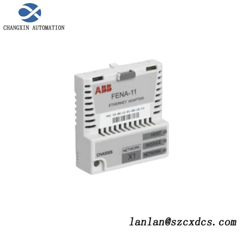 ABB FENA-11 EtherNet Bus Adapter - Ethernet Communication Module for ...