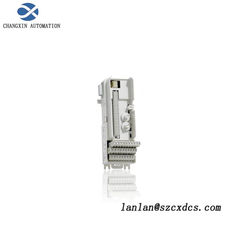 ABB TU810V1 3SBE013230R1 Compact Module Termination Unit 2x8 signal terminals.