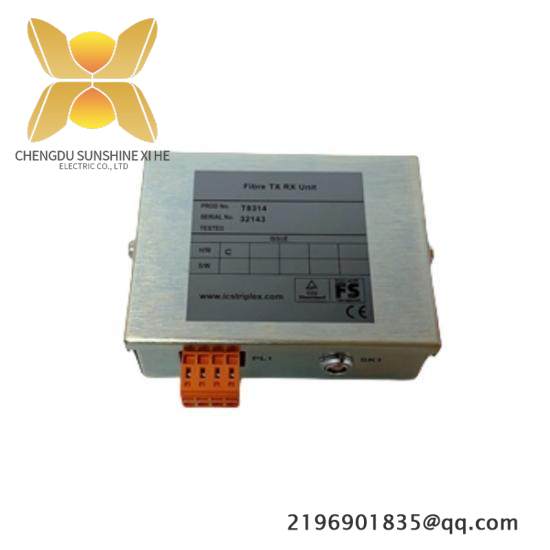 T8314  ICS Triplex  Trusted Fiber TX RX Unit