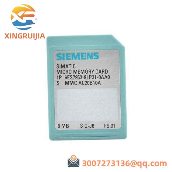 Siemens 6ES7 953-8LP31-0AA0  Memory Card