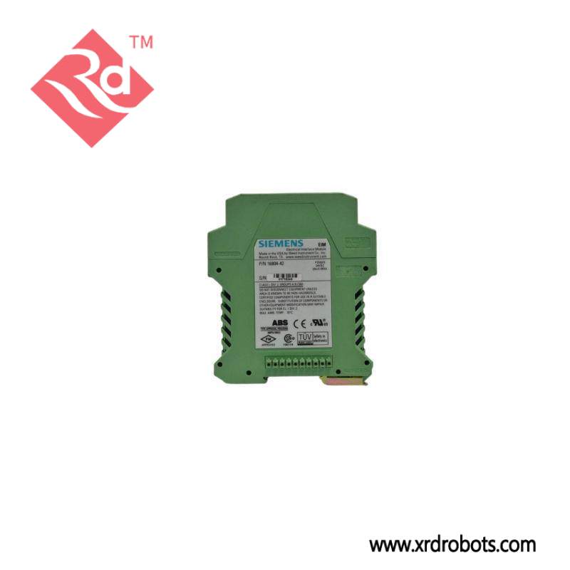 SIEMENS 16804-42 EIM ELECTRICAL INTERFACE MODULE