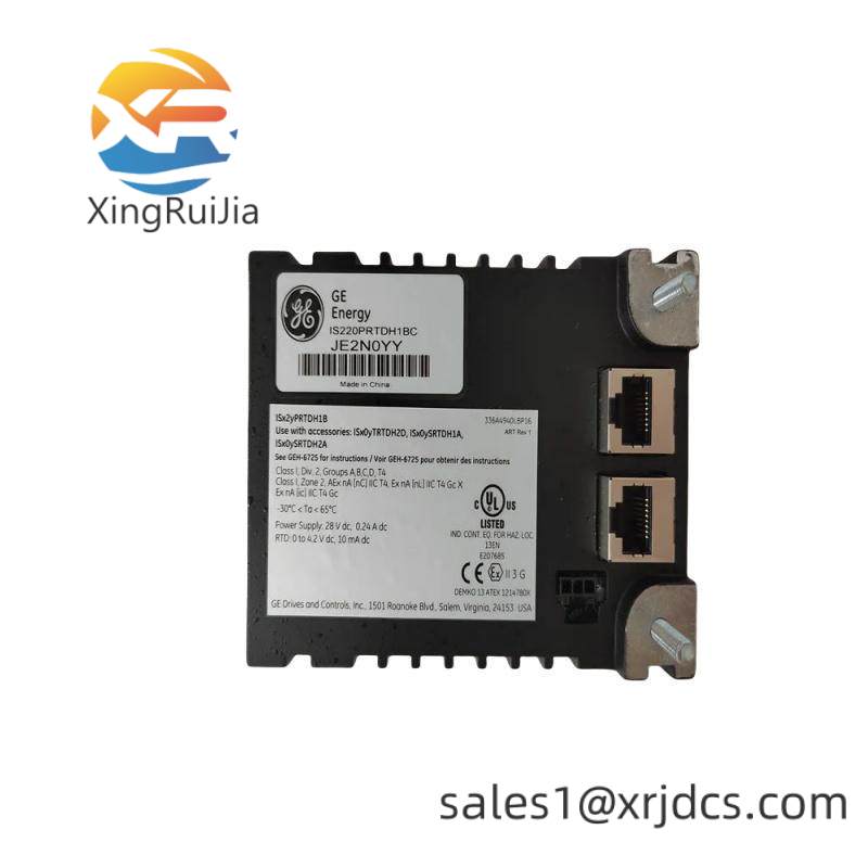 GE IS220PRTDH1B RTD I/O module