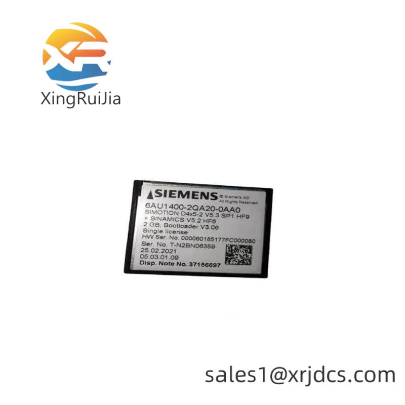 SIEMENS 6AU1400-2QA20-0AA0 Compact Flash Card