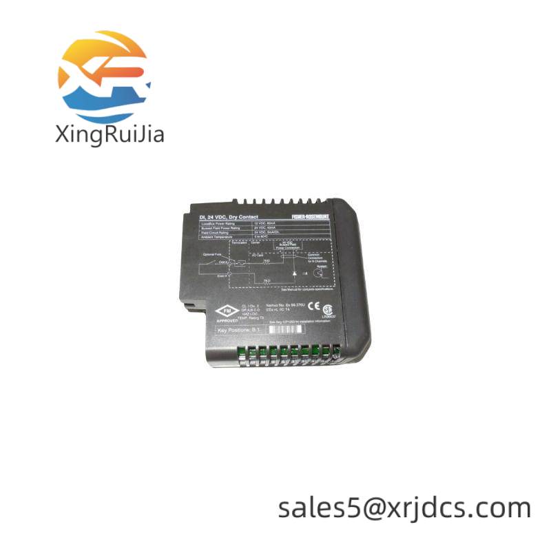 EMERSON KJ3001X1-BB1 12P0550X132 DI 8-Channel 24 VDC Dry Contact Card