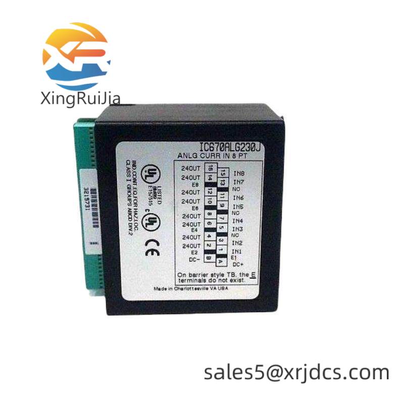 GE IC670ALG230 Analog Input Current 8 Channel Module