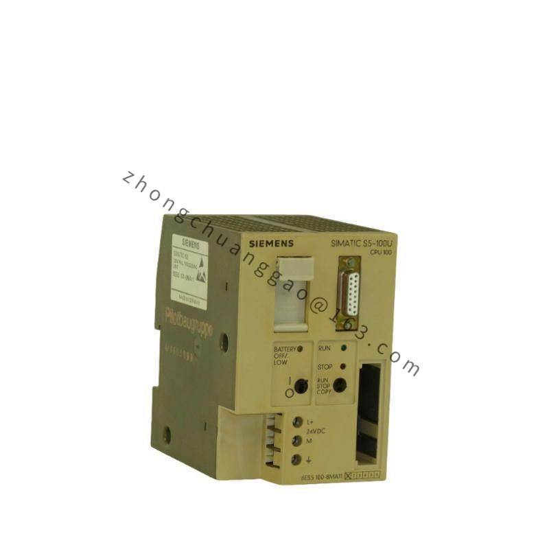SIEMENS 6ES5100-8MA11 CPU 100 Processor Module