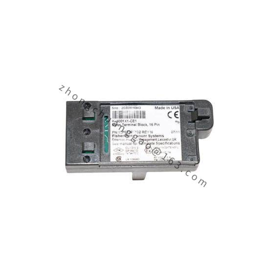 EMERSON KJ4001X1-CE1 12P0732X022 16 Pin Mass Terminal Block