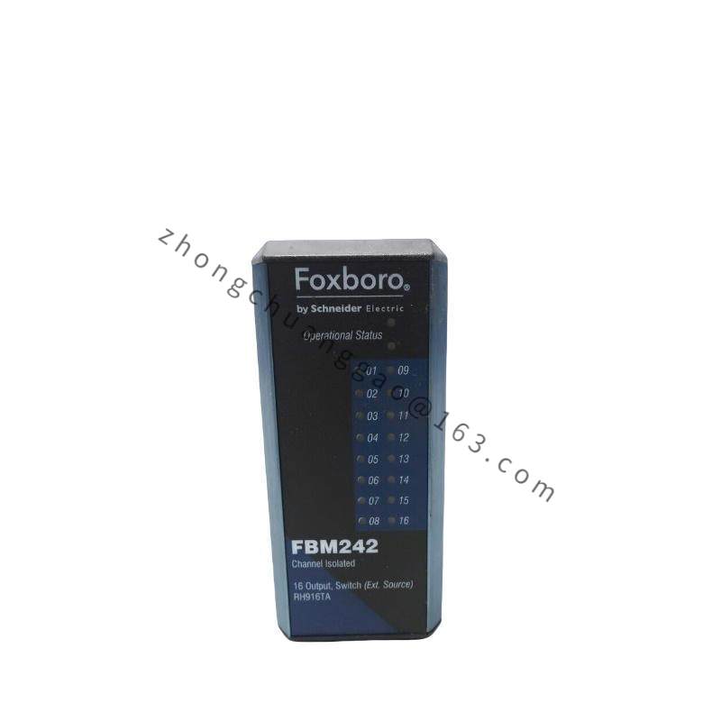 FOXBORO FBM242 RH916TA Channel Isolated 16 Output Switch