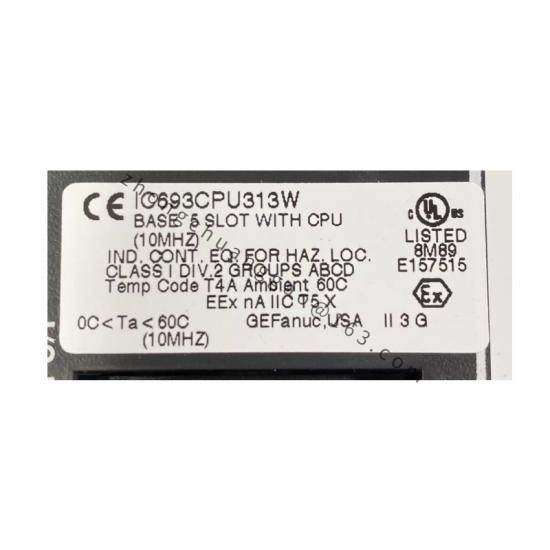 GE FANUC IC693CPU313W Series 90-30