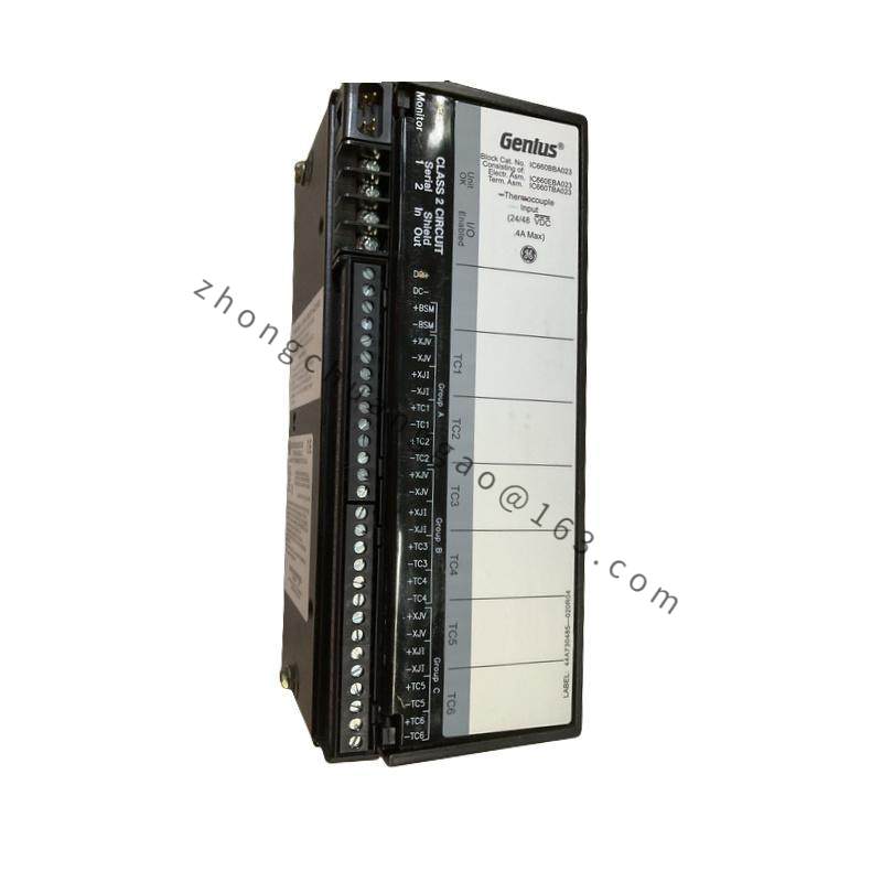 GE Fanuc IC660BBA023 I-O Thermocouple Input Block