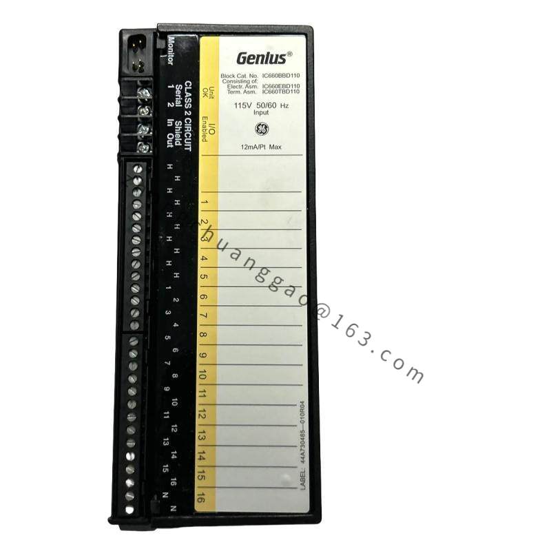 GE IC660BBD110 Discrete input block