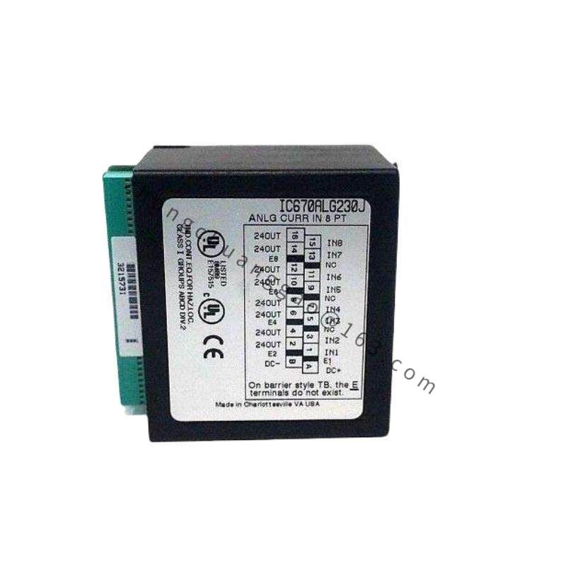 GE IC670ALG230 Analog Input Current 8 Channel Module