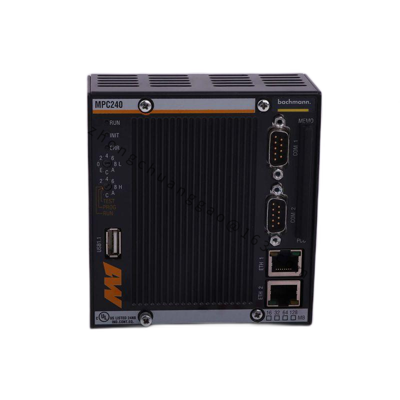 BACHMANN MX213 MX200 Processor Module w/ 512MB Card