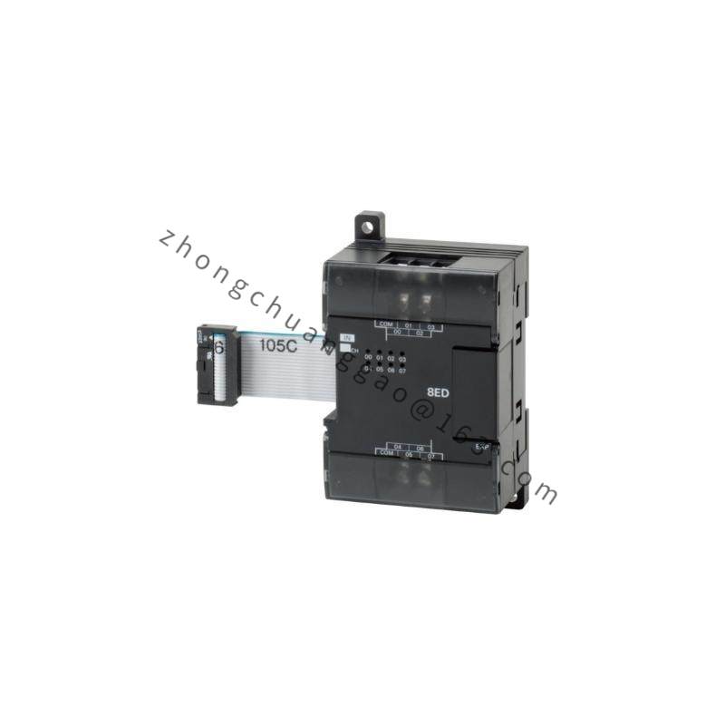 OMRON CP1W-8ER I/O expansion unit, 4 x thermocouple inputs type J, K