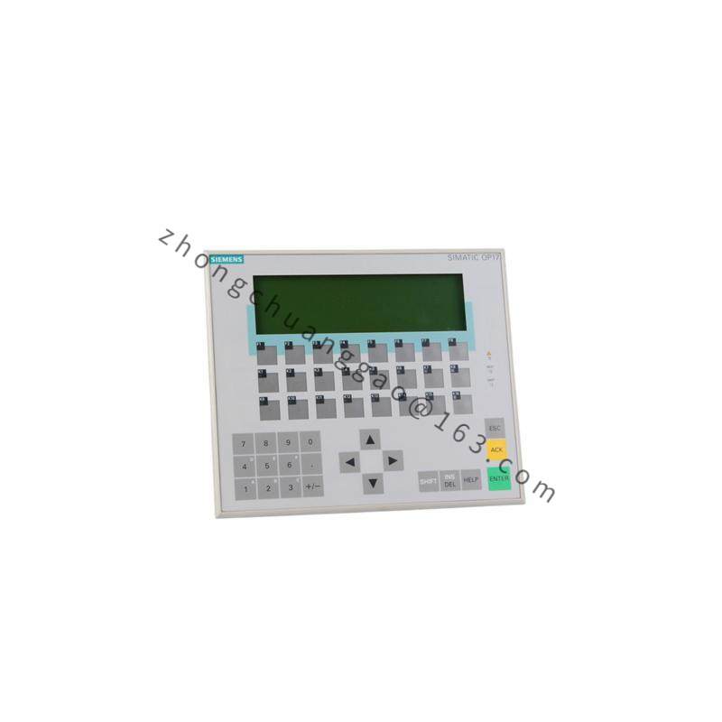 SIEMENS 6AV3617-1JC20-0AX1 OPERATOR INTERFACE