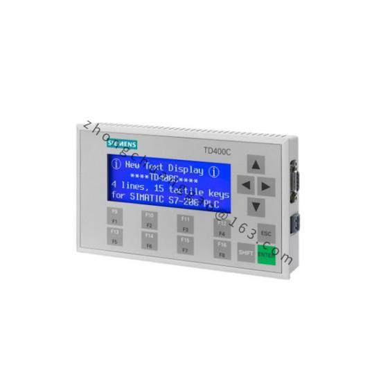 SIEMENS 6AV6 640-0AA00-0AX0 TD400C text display