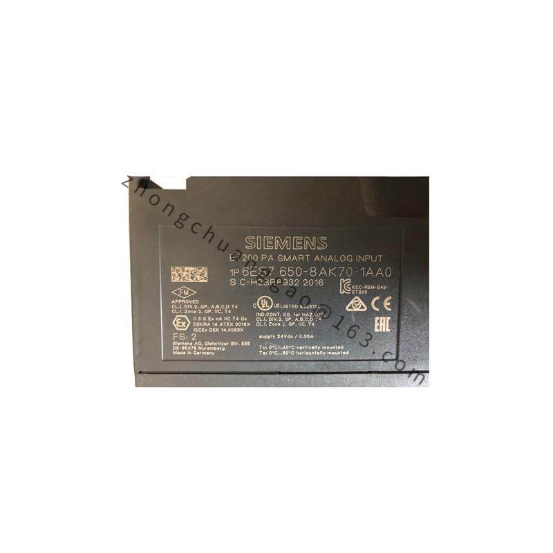 SIEMENS 6ES7650-8AK70-1AA0 Analog input module