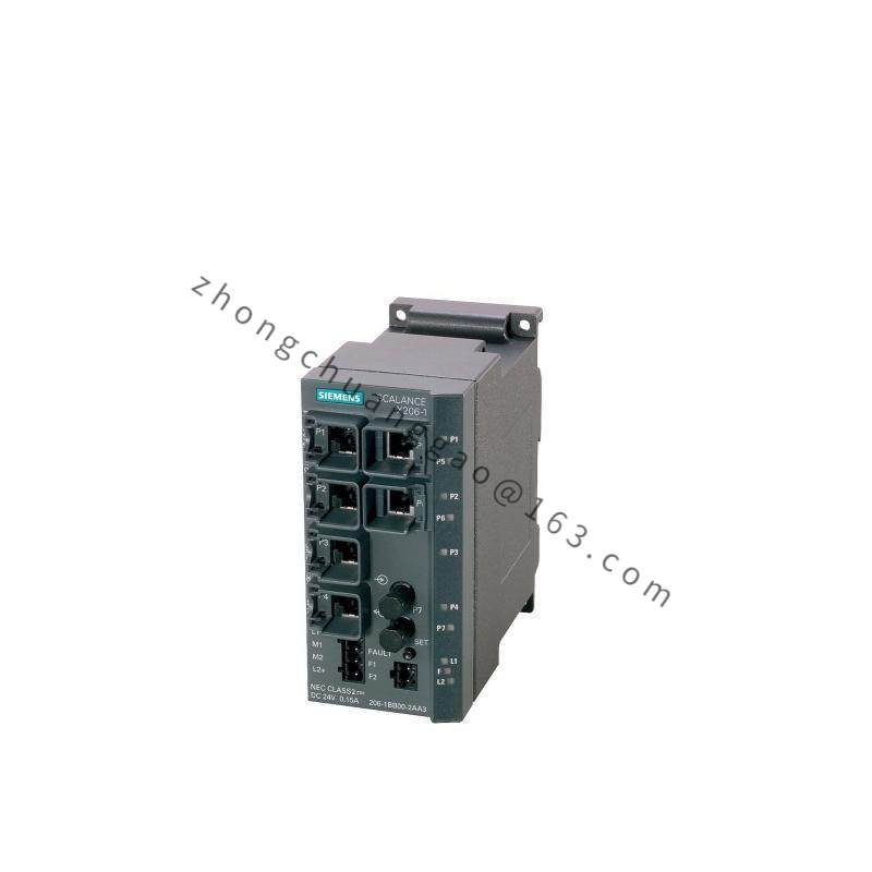 Siemens 6GK5206-1BB10-2AA3 managed ie switch, 6 x 10/100mbit/s rj45 ports